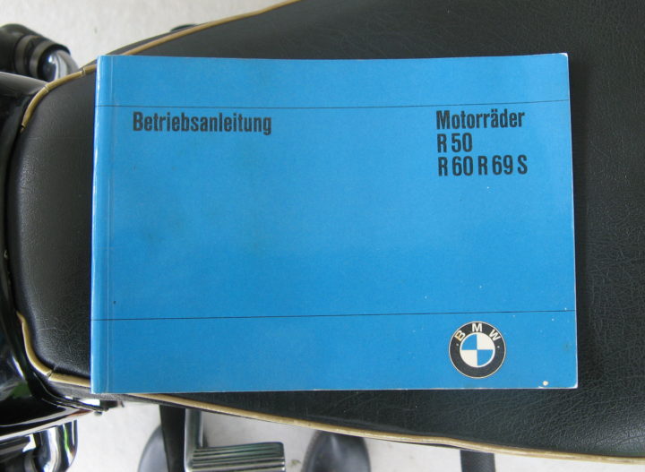 Originalhandbok för BMW R60 1968